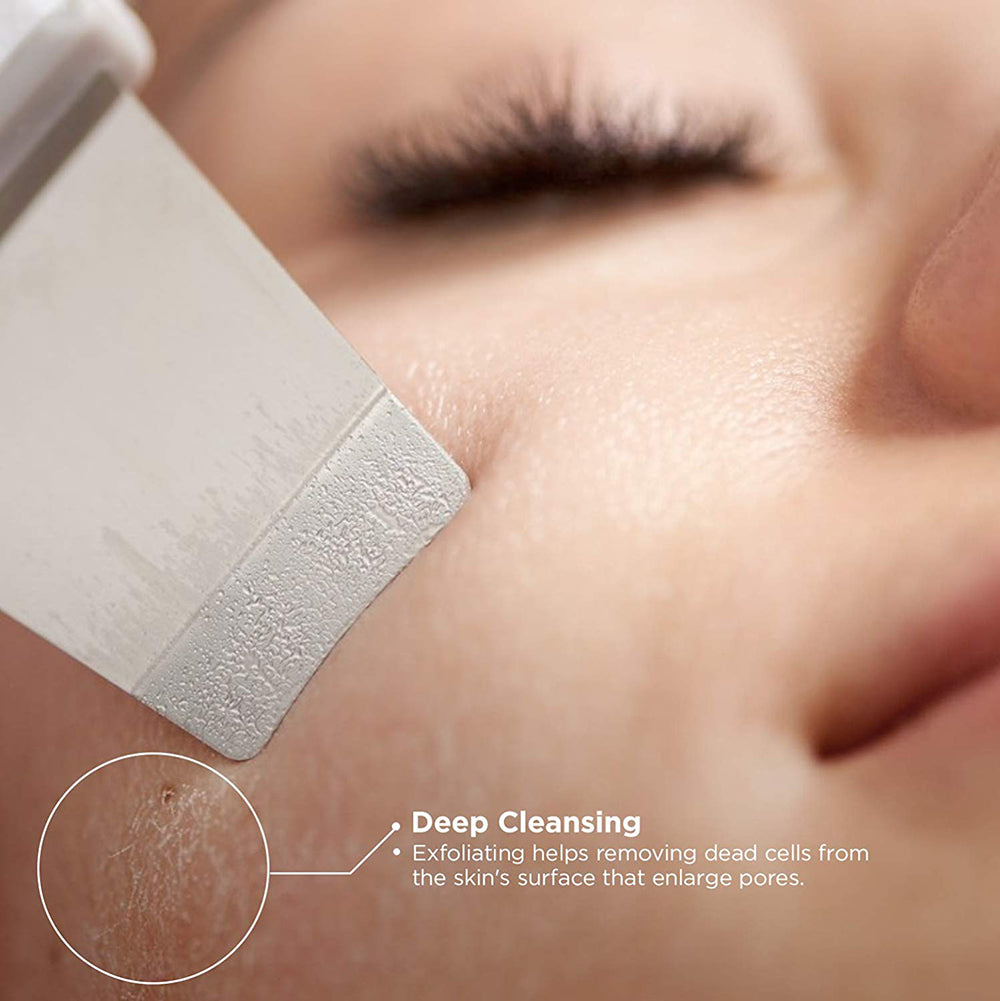 Ultrasonic Skin Peeling Blackhead Removal Pore Cleaner & Face Scrubber